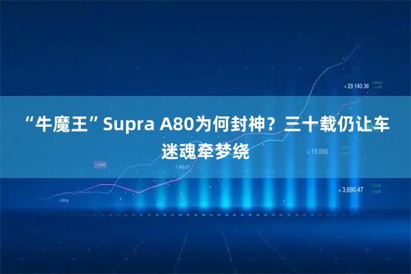 “牛魔王”Supra A80为何封神？三十载仍让车迷魂牵梦绕