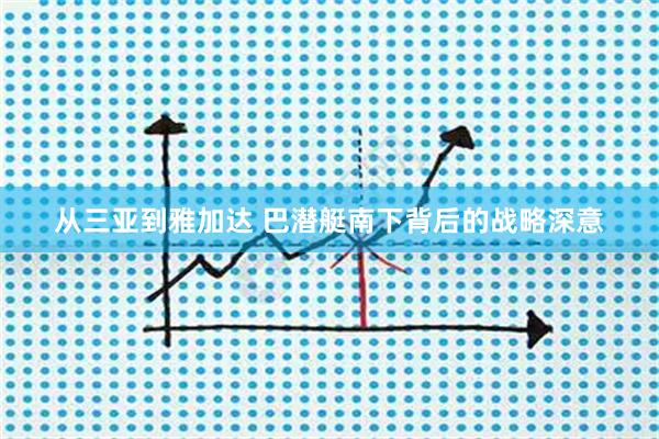 从三亚到雅加达 巴潜艇南下背后的战略深意