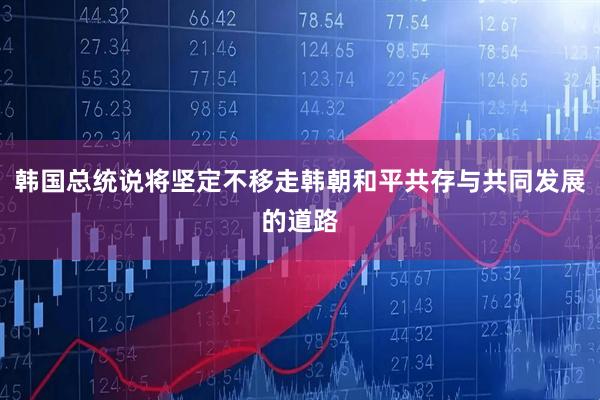 韩国总统说将坚定不移走韩朝和平共存与共同发展的道路